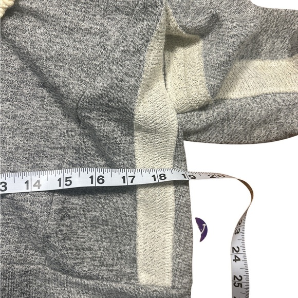 Anthropologie Dolan T-Shirt Label Gray Knit Zip Sweater Jacket Size Large - Picture 7 of 7